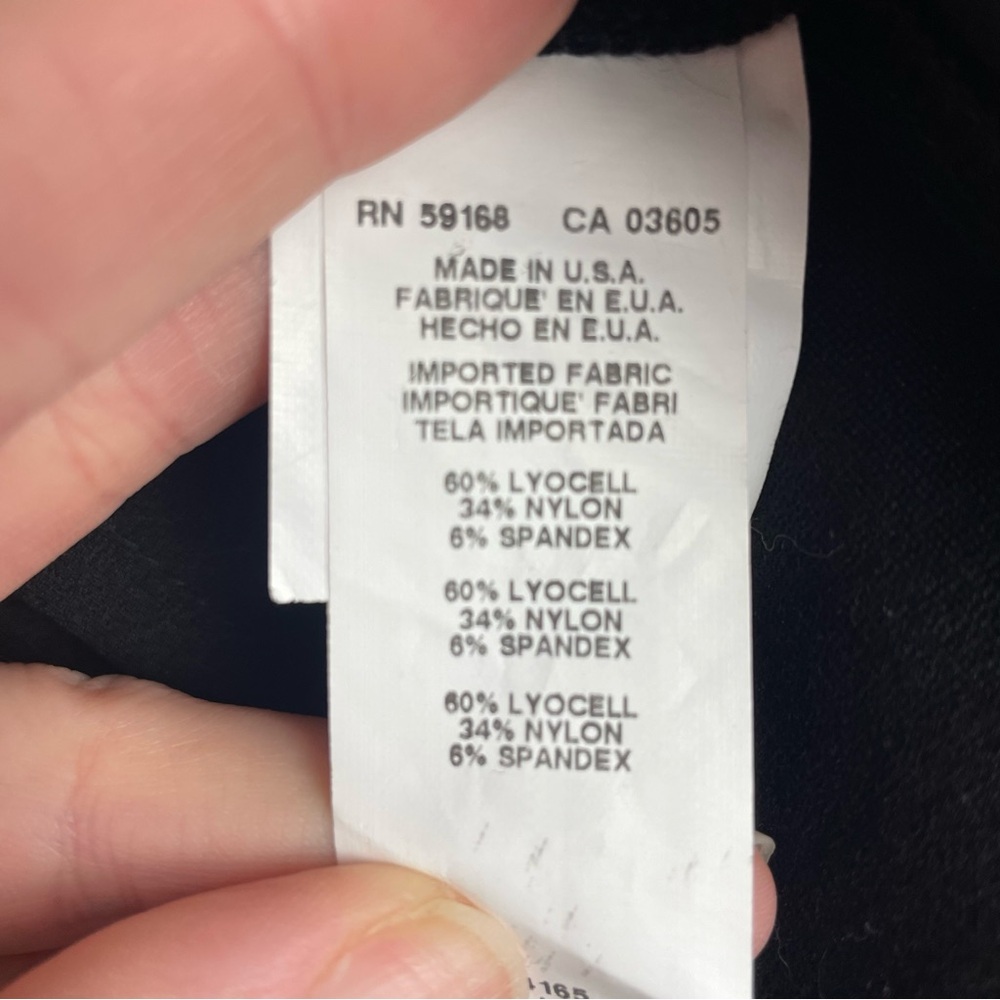 Karen Kane Black Ruched Sleeve Open Front Blazer – Size Large - Picture 3 of 4